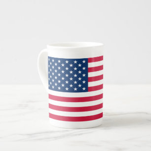 Tasse En Porcelaine Drapeau américain - États-Unis d'Amérique - Patrio