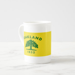 Tasse En Porcelaine Drapeaux Oakland, Californie