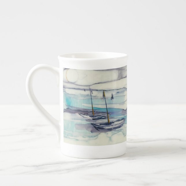 Tasse En Porcelaine Eaux islandaises os chine mug (Gauche)
