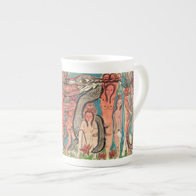 Tasse En Porcelaine Échos d'Ourobouric (Devant droit)