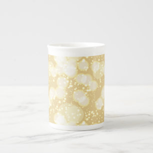 Tasse En Porcelaine Elégant Champagne Abstrait Bubbles Mug