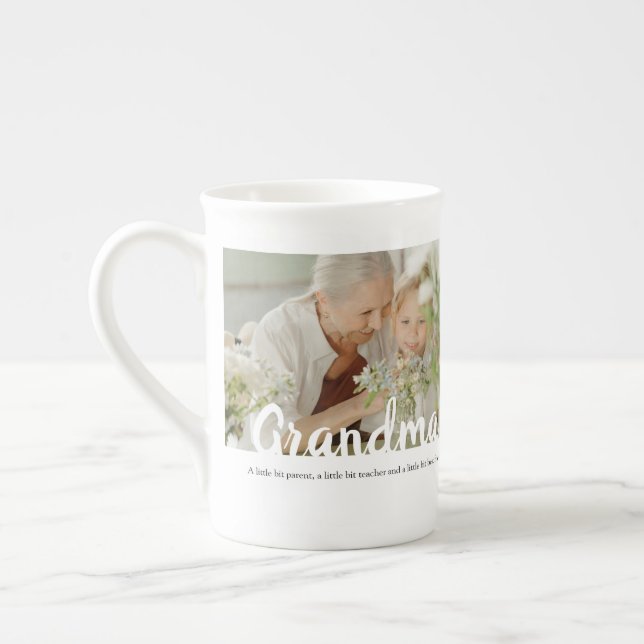 Tasse En Porcelaine Élégante grand-mère photo 2 (Gauche)