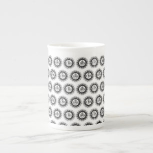 Tasse En Porcelaine Emblème de la Société de Jésus