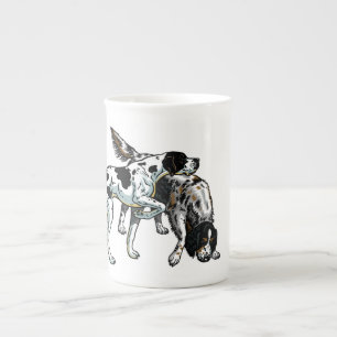 Tasse En Porcelaine english pointer and setter