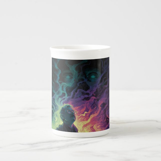 Tasse En Porcelaine Entité de fumée (Devant)