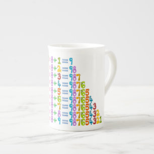 Tasse En Porcelaine Équations mathématiques amusantes glacières
