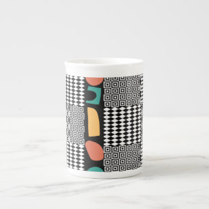 Tasse En Porcelaine esthétique vintage motif abstrait