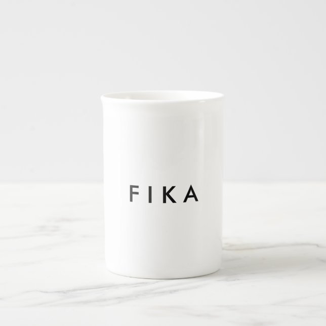 Tasse En Porcelaine F I K A Bone China Mug (Devant)
