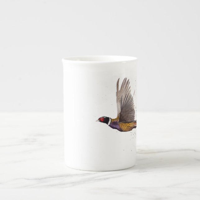 Tasse En Porcelaine Faisan (Devant)