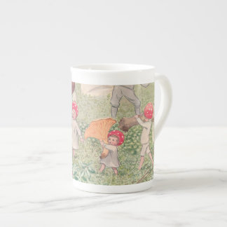 Tasse En Porcelaine Fées de champignons Vintages personnalisées