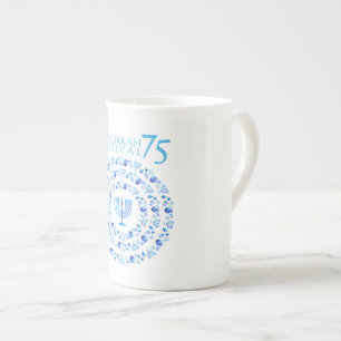 Tasse En Porcelaine Festival des lumières d'Hanoukka 7° anniversaire d