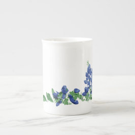Tasse En Porcelaine Fleurs sauvages Bluebonnet, Fleurs texanes
