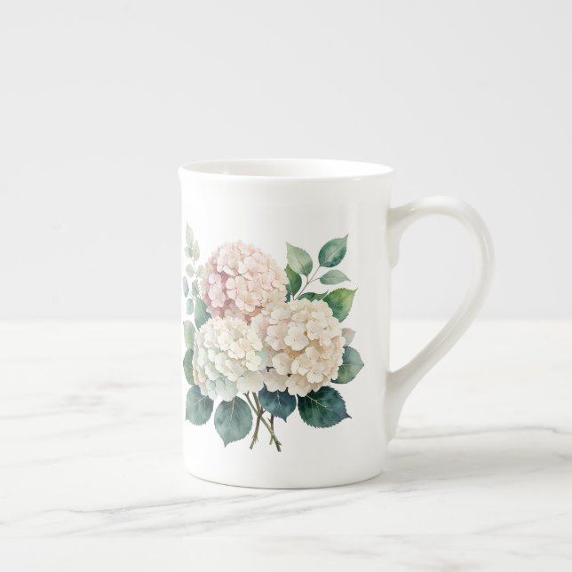 Tasse En Porcelaine Floral  (Droite)