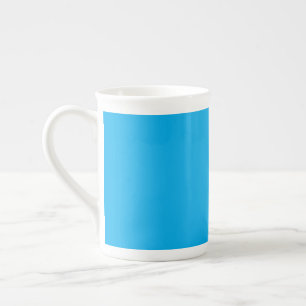 Tasse En Porcelaine Fond uni bleu cyan Style minimaliste d'été