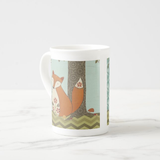 Tasse En Porcelaine Forêt Whimsy IV (Devant gauche)