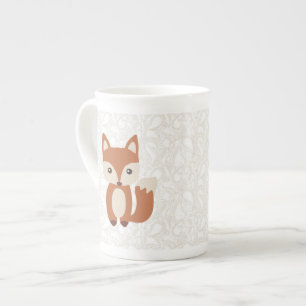 Tasse En Porcelaine Fox mignon de bébé