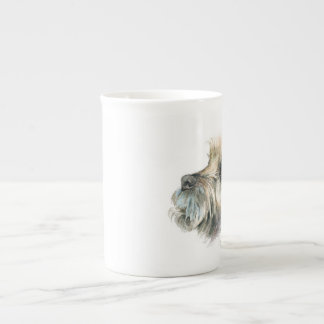 Tasse En Porcelaine Frontale Mug de Terrier - "Biscuit......"