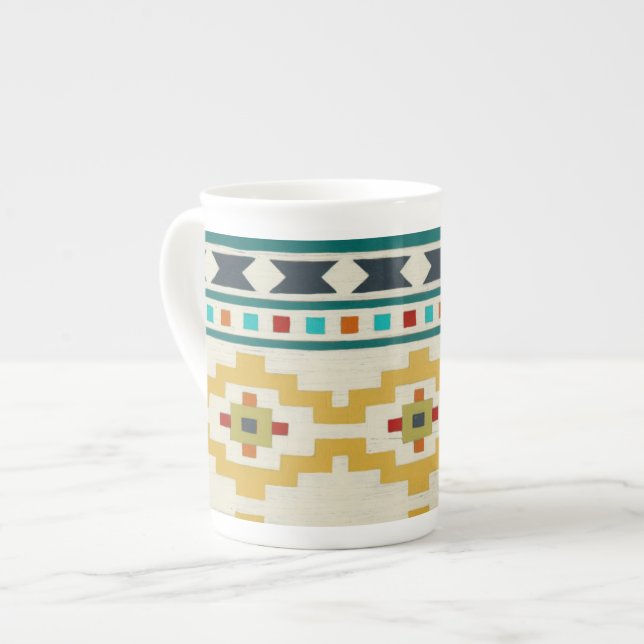 Tasse En Porcelaine Géométrie du sud-ouest III (Devant gauche)