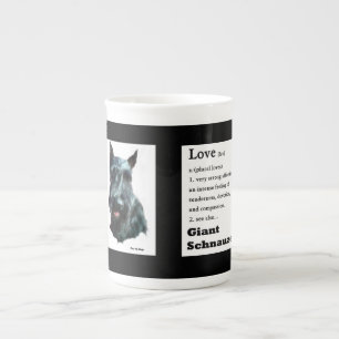 Tasse En Porcelaine Giant Schnauzer Love
