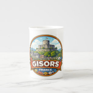 Tasse En Porcelaine Gisors France 