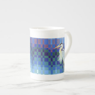 Tasse En Porcelaine Grand Héron bleu Bargello