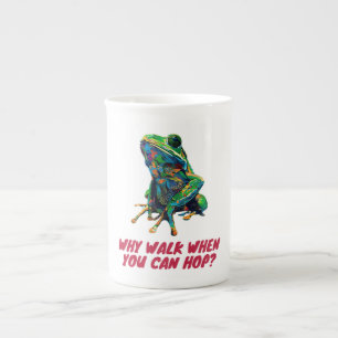 Tasse En Porcelaine Grenouille