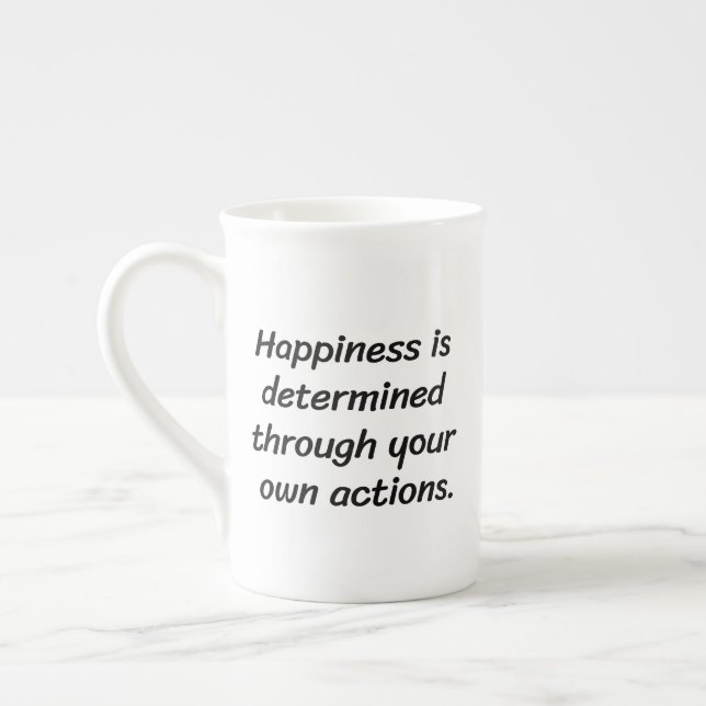 Tasse En Porcelaine Happiness Specialty Mug (Gauche)