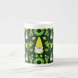 Tasse En Porcelaine Head Garden Gnome Gardener