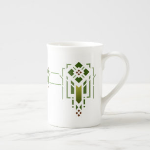 Tasse En Porcelaine Helen Foster "Prairie Frieze" Motif au crayon