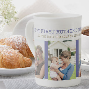 Tasse En Porcelaine Heureuse première fête des mères photo de la meill