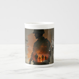Tasse En Porcelaine Honorer les morts - Souvenez-vous de leur sacrific