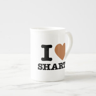 Tasse En Porcelaine I Heart Sharts Funny Icon Graphisme