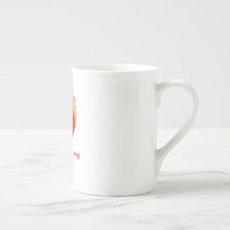 Tasse En Porcelaine Impression de Musique Espresso