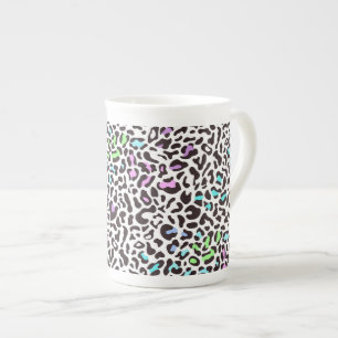 Tasse En Porcelaine Impression léopard pastel