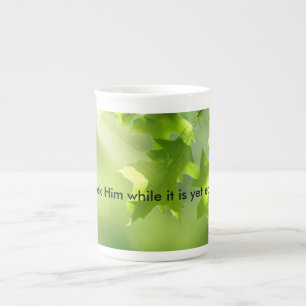 Tasse En Porcelaine inspiration et amour de matin