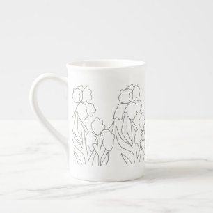 Tasse En Porcelaine Iris