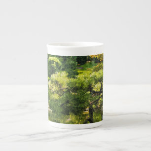 Tasse En Porcelaine Jardin Japonais - Esthétique Traditionnelle