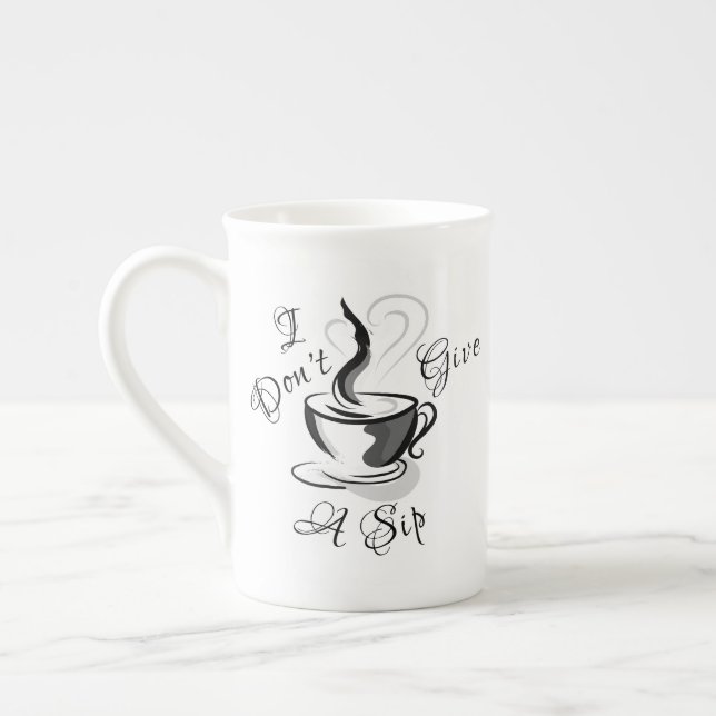 Tasse En Porcelaine Je ne donne pas de boue (Gauche)