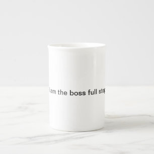 Tasse En Porcelaine Je suis le point de patron