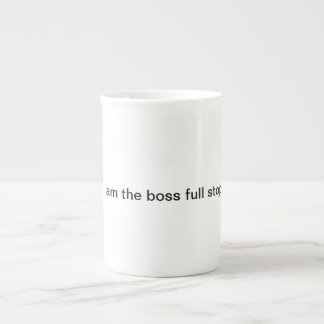 Tasse En Porcelaine Je suis le point de patron