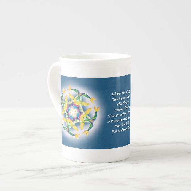 Tasse En Porcelaine « Je suis » Pâques (Devant gauche)