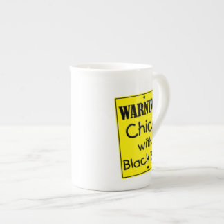 Tasse En Porcelaine Jeu d'avertissement avec Musique de ceinture noire