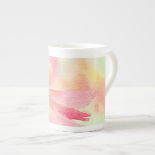 Tasse En Porcelaine Joli rose Floral os Chine Mug