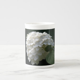 Tasse En Porcelaine Jolie chaux blanche Hydrangea Mug