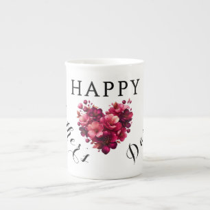 Tasse En Porcelaine Joyeuse Fête des Mères Bone China Mug