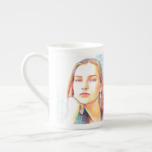 Tasse En Porcelaine Julia (Gauche)