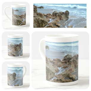 Tasse En Porcelaine Jupiter Rocks Floride Photographie