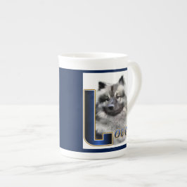 Tasse En Porcelaine Keeshond LOVE Cadfts