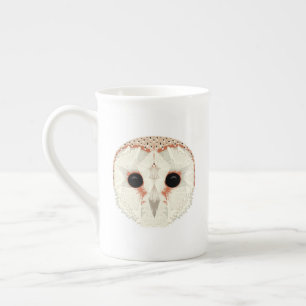 Tasse En Porcelaine La chouette de l'étable Bone China Mug