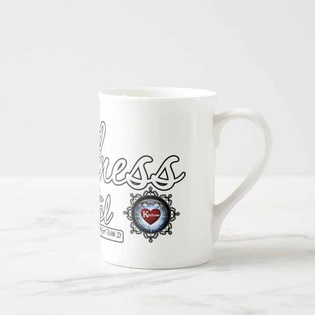 Tasse En Porcelaine La Gentillesse Est Le Nouveau Cool (Droite)